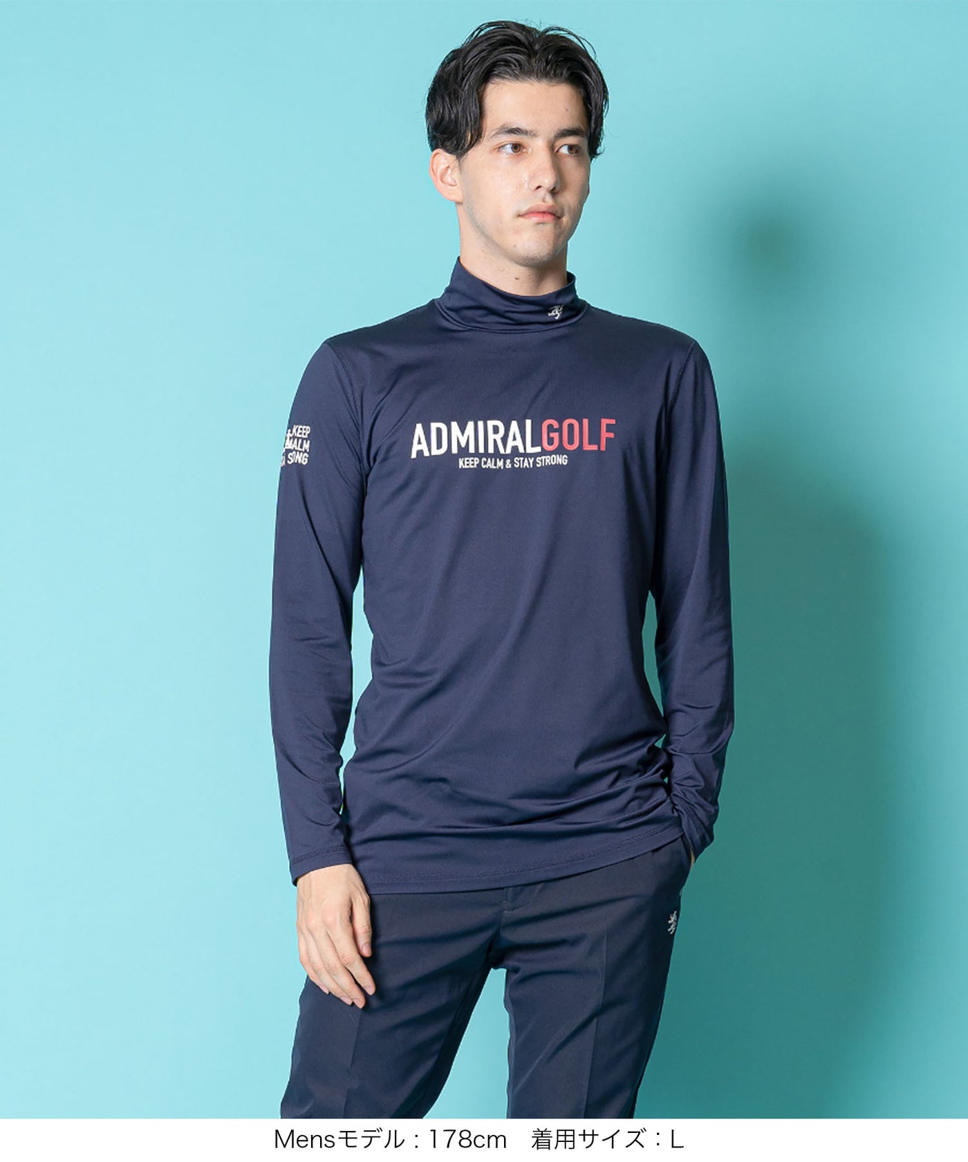 Admiral GOLF(MEN)ハイネック・タートルネック・モックネックORANGELL